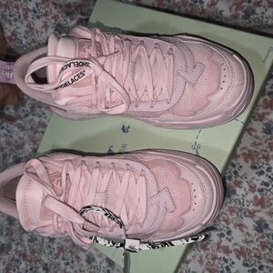Off-White Pink Women's Sneakers